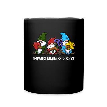 Empathy Kindness Respect Funny Kindness Gift - Full Color Mug - black - Front