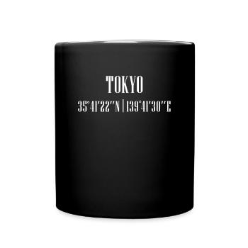 City Coordinates Tokyo - Full Color Mug - black - Front