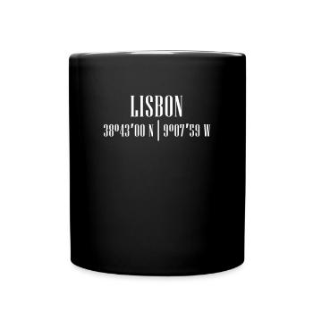 City Coordinates Libson - Full Color Mug - black - Front
