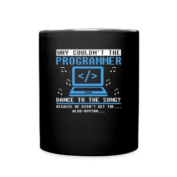 Programmer Coder Hilarious Coding - Full Color Mug - black - Front