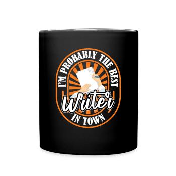Writer Author Hilarious - Full Color Mug - black - Front