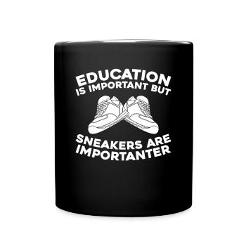 Sneaker Head - Full Color Mug - black - Front