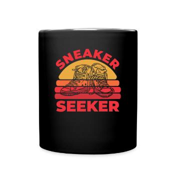 Sneaker Head - Full Color Mug - black - Front