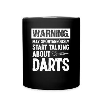 Darts Dart Player - Full Color Mug - black - Front