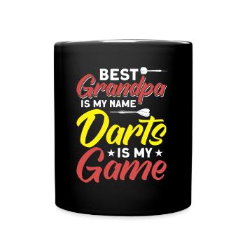 Darts Dart Player - Full Color Mug - black - Front