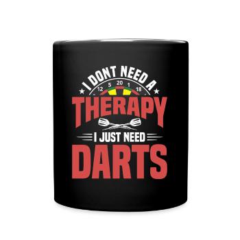 Darts Dart Player - Full Color Mug - black - Front
