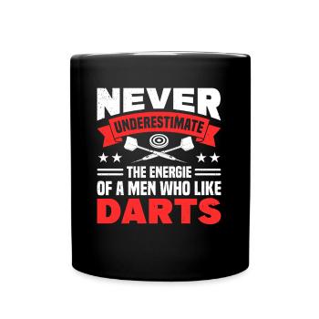 Darts Dart Player - Full Color Mug - black - Front