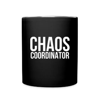 Chaos coordinator - Full Color Mug - black - Front
