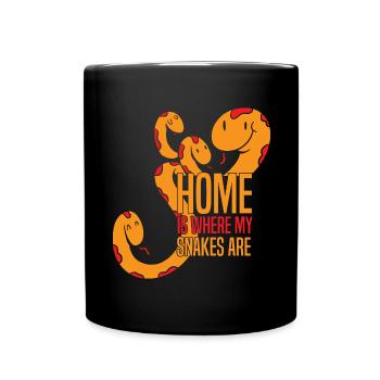 Snake Lovers | Pets Reptile Gifts - Full Color Mug - black - Front