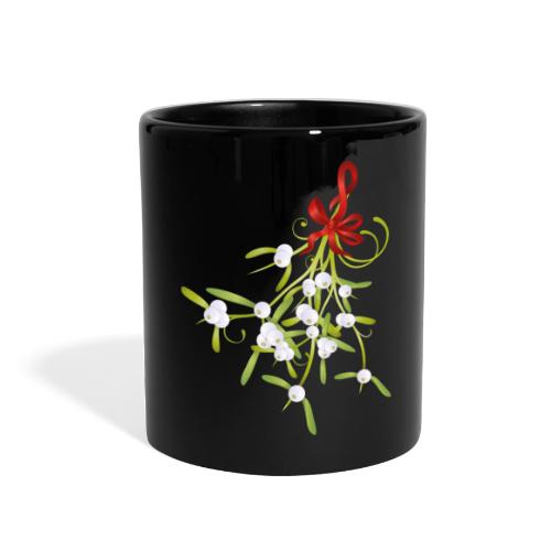 Mistletoe with red ribbon - Full Color Mug