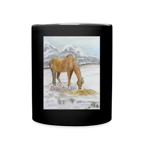 Horse grazing - Full Color Mug