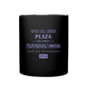Open All Night Plaza Now Showing - Full Color Mug - black - Front