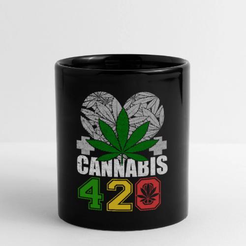 Clever 420 Smoker World Weed Marijuana Design - Full Color Mug