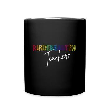 Kindergarten Teacher - Full Color Mug - black - Front