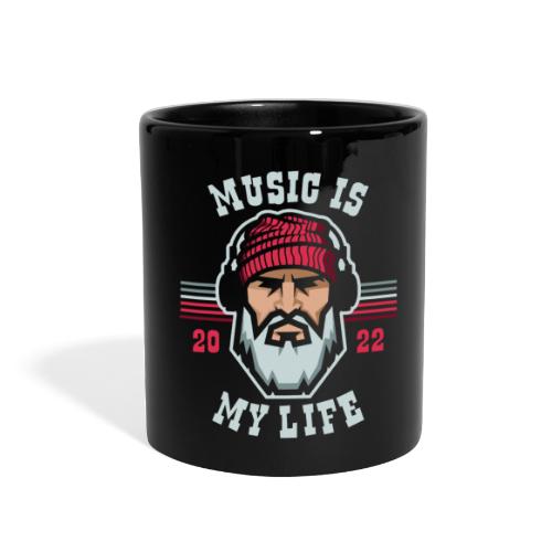 music life headphones - Full Color Mug