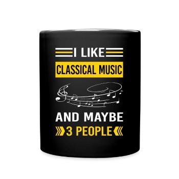 3 People Classical Music - Full Color Mug - black - Front