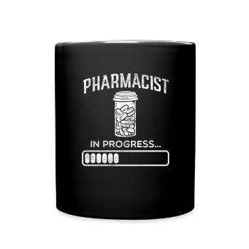 Pharmacist In Progress Tech Design - Full Color Mug - black - Front