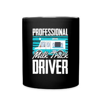 Milk Milk Truck - Full Color Mug - black - Front