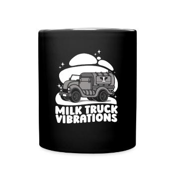 Milk Vibrations Milk Truck - Full Color Mug - black - Front