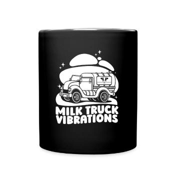 Milk Vibes Milk Truck - Full Color Mug - black - Front