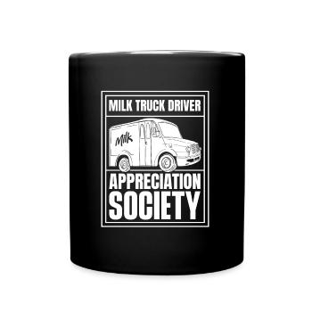 Milk Milk Truck - Full Color Mug - black - Front