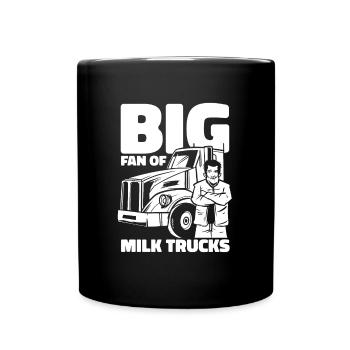 Milk Milk Truck - Full Color Mug - black - Front