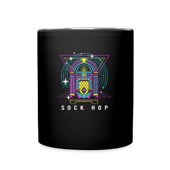 Dance Party Sock Hop - Full Color Mug - black - Front