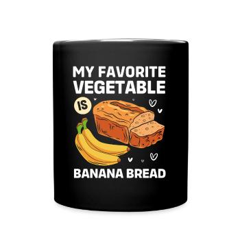 Bread Baking Banana Bread - Full Color Mug - black - Front