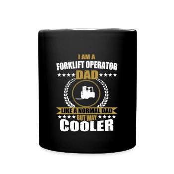 Froklift Operator Dad - Full Color Mug - black - Front