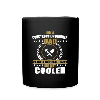 Great Construction Worker Dad - Full Color Mug - black - Front