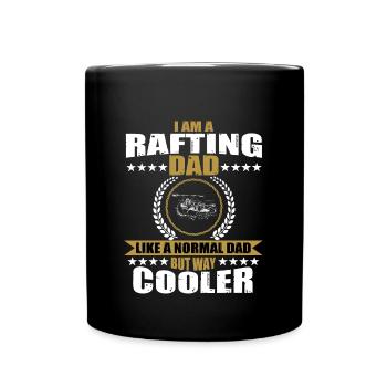 Rafting Dad Design For Men - Full Color Mug - black - Front