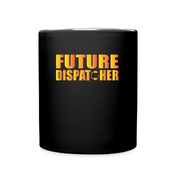 Future Dispatcher Apparel 911 Emergency Calls - Full Color Mug - black - Front