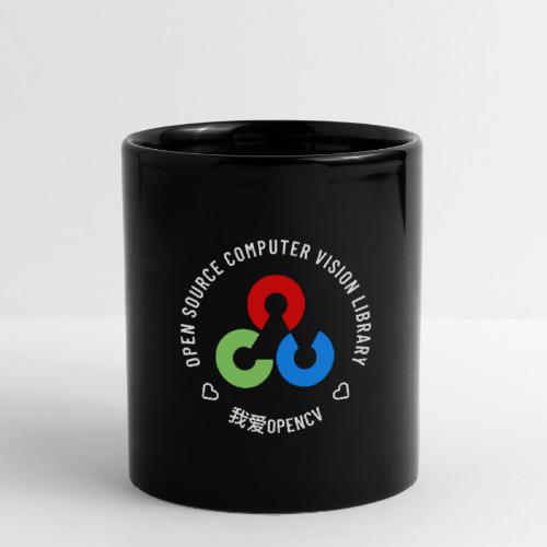 我爱OPENCV (Light Logo) - Full Color Mug