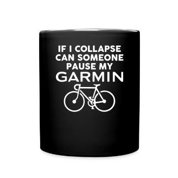 Pause My Garmin - Full Color Mug - black - Front
