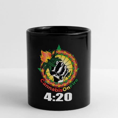 Wacky 420 Keep It Lit Time Weed Marijuana Design - Full Color Mug
