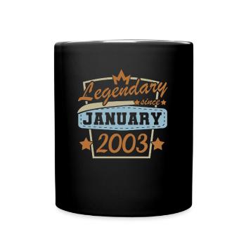 January 2003 - Full Color Mug - black - Front