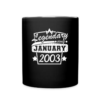 January 2003 - Full Color Mug - black - Front