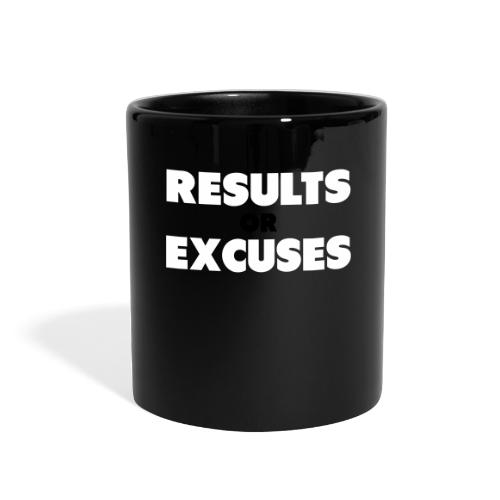 Results Or Excuses - Full Color Mug