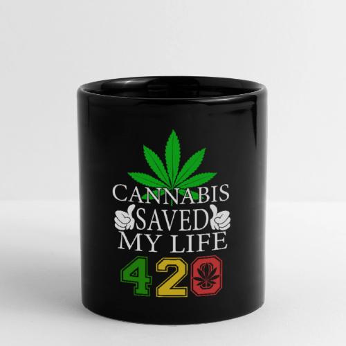Joyous 420 Saving Herb Weed Marijuana Design - Full Color Mug