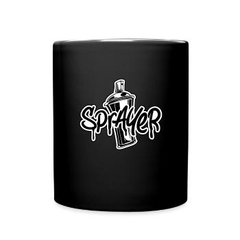 Spray Can Sprayer Artist Street Art - Full Color Mug - black - Front