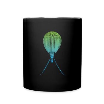Triops Living Fossil Prehistoric Crab - Full Color Mug - black - Front