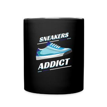 Sneakers Addict Sneaker Turnschuhe - Full Color Mug - black - Front