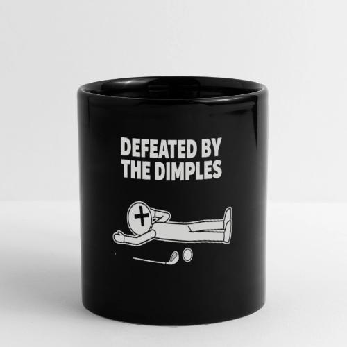 Defeated By The Dimples - Golf Humor Tee - Full Color Mug