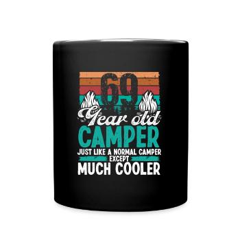 69 Year Old Camper Scouting Camping 69 Birthday - Full Color Mug - black - Front