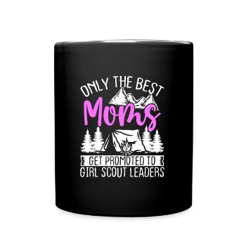Scouting Mom Girl Scout Leader Mothers Day Mama - Full Color Mug - black - Front