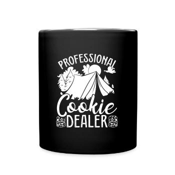 Girl Scout Leader Cookie Dealer Scouting - Full Color Mug - black - Front