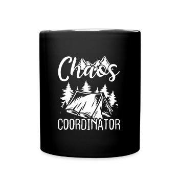 Scout Leader Chaos Girl Scout Leader Scouting - Full Color Mug - black - Front