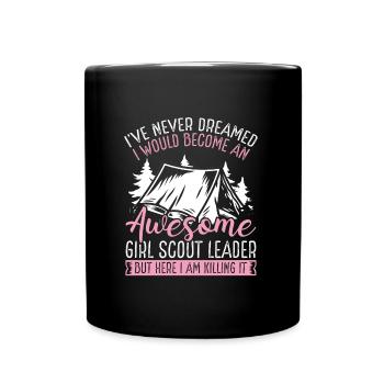 Girl Scout Leader Scouting Women Scouting Clubs - Full Color Mug - black - Front