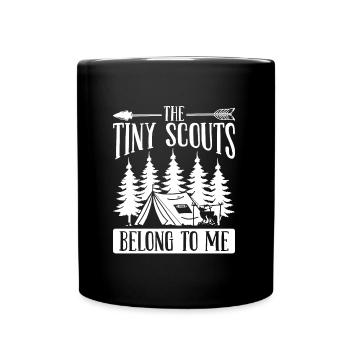 Girl Scout Leader Tiny Scouts belong to me Club - Full Color Mug - black - Front