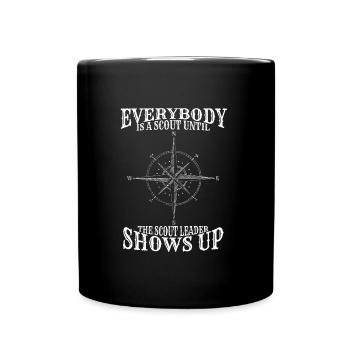 Scouting Group is a Scout Leader Girl Scouts Team - Full Color Mug - black - Front